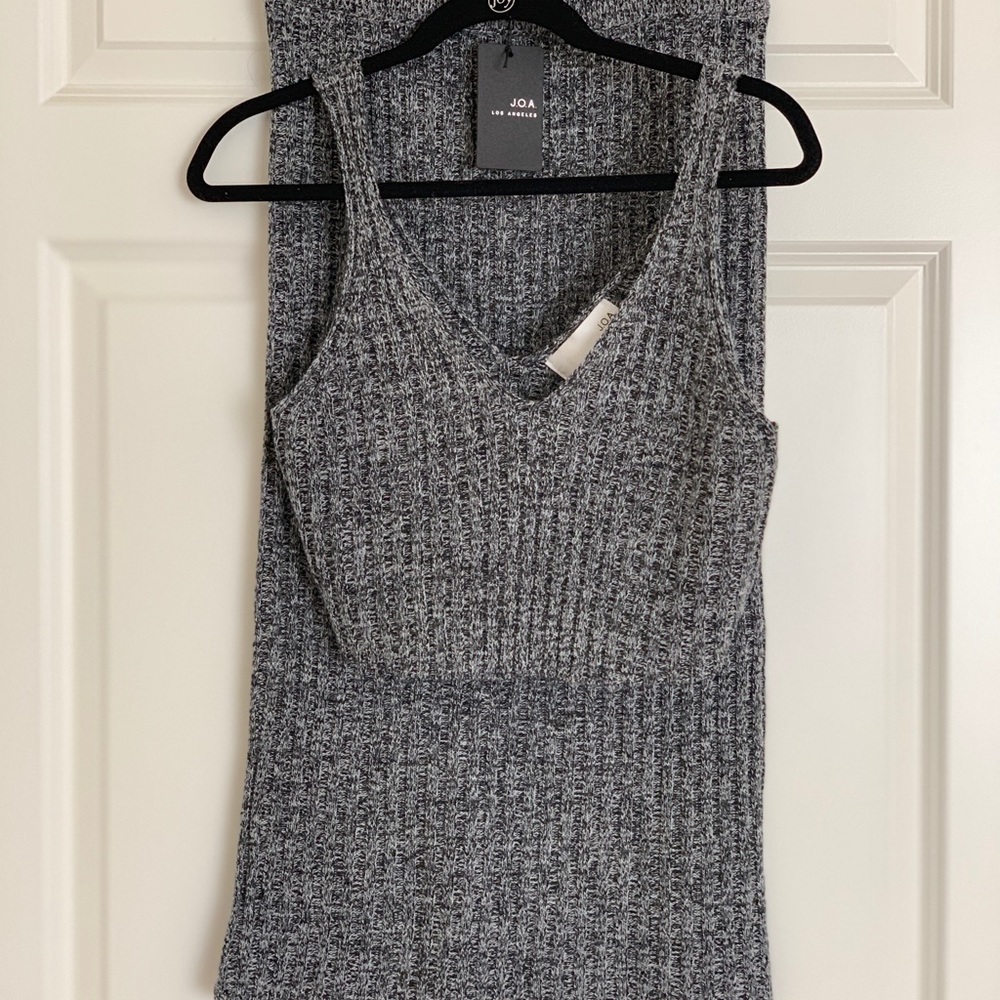 2 PC Cropped Sweater|Shirt Set